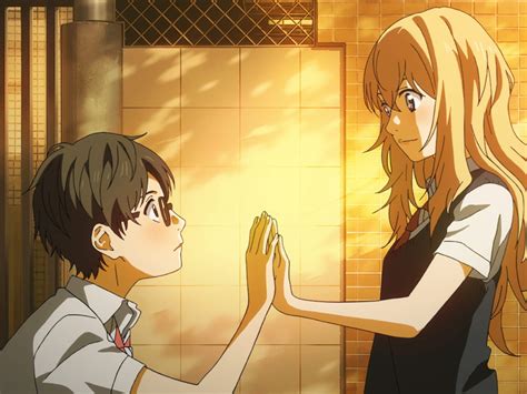 Your Lie in April: With Natsuki Hanae, Risa Taneda, Ayane Sakura, Ryôta Ôsaka. A piano prodigy who lost his ability to play after suffering a traumatic event in his childhood is forced back into the spotlight by an eccentric girl with a secret of her own.